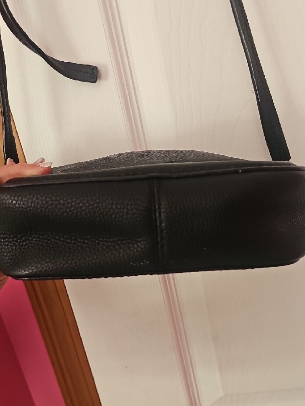 kate spade Black Leather Tassel Crossbody Bag - Picture 7 of 12